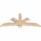 Ekena Millwork Davenport Smooth Timber Gable Bracket, Douglas Fir, 72"W x 33"H x 3 1/2"D x 5 1/2"F, 11/12 Pitch GBW072X33X0406DAV00SDF - alternate 3